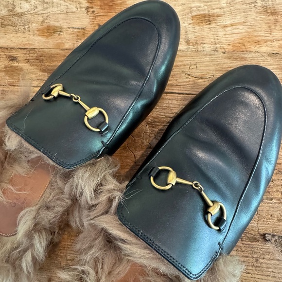 GUCCI Princeton Fur Lined Slipper - Picture 3 of 5